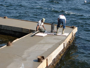 Dock Repair on Lake Champlain